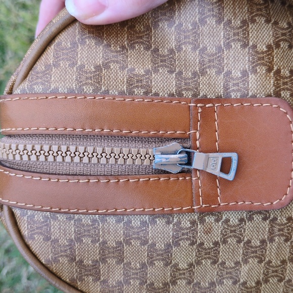 Celine GUC Macadam Coated Canvas Boston Bag CALLOUTS - Picture 9 of 17